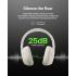 Belkin SoundForm Isolate Active Noise-Cancelling Wireless Headphones, over ear headphones with mic, Bluetooth headphones with 60H playtime, deep bass, CloudCushion ear cups for travel, home, office - White